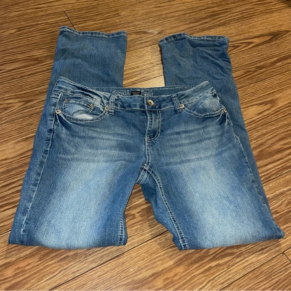 Myth of Jade Y2K Blue Jeans - Picture 1 of 5